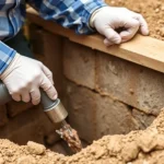 how to safely fill voids under a foundation