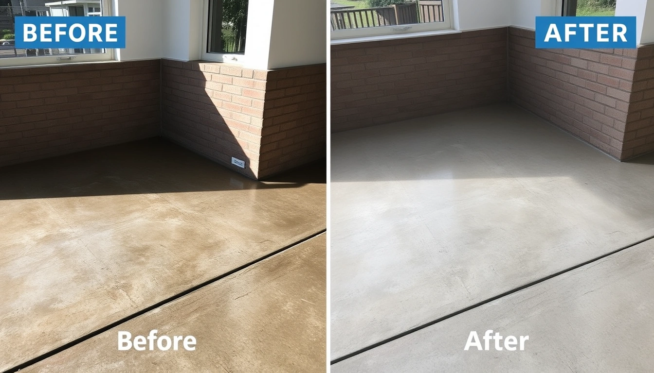 polyurethane concrete lifting before and after results