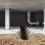void under slab after plumbing leak
